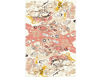POSTORGANIC - Rectangular Bamboo silk and wool rug by Jaipur Rugs - view 2